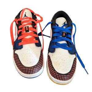 Nike Air Jordan 1 Mid Youth Size 6Y Sneakers‎ Orange Blue UF gators game day